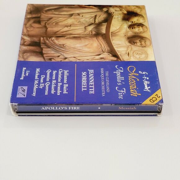 GF Handel Messiah Apollos Fire 2 Disc CD Set Jeannette Sorrell CBO Live 1999 EUC - Picture 9 of 9